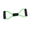 Green, variant on Latex Figure-8 Resistance Band Chest Expander with Foam Handles – Full Body Fitness Trainer, Blue