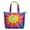 Rainbow Tie Dye-3, variant on Rainbow Tie Dye Wave Pattern Travel Tote Bags for Women Carry On,Large Weekender Bags for Women Travel,Multi Functional Duffle Bag for Work,Shopping,Sports