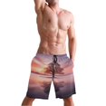 thumbnail image 5 of Dailycode Men's Quick Dry Swim Trunks Beach Shorts Casual Summer Board Shorts with Pockets, Beautiful Tree on Lake, 5 of 8