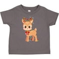 thumbnail image 3 of Inktastic Cute Christmas Reindeer with Christmas Lights Boys or Girls Toddler T-Shirt, 3 of 5