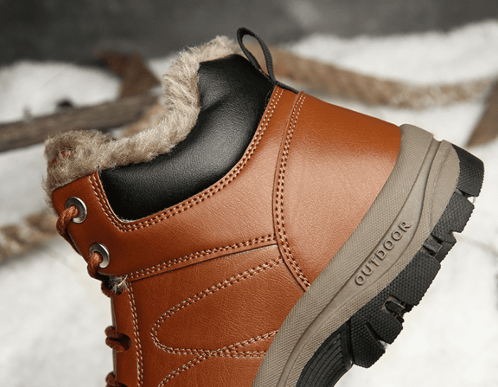 Men Hiking Shoes foot arch pad Anti-Fatigue Anti Slip Shock-Absorbing Outdoor Snow Warm Running Boots,Large Sizes 6 to 13