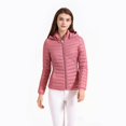 thumbnail image 2 of Vedolay Coat for Women Winter Long Sleeve Crochet Knit Shrug Open Front Button Up Tops Pink,XL, 2 of 4