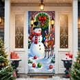 thumbnail image 5 of HomeKingdee Christmas Front Door Cover Xmas Tree Door Cover Banner Merry Christmas Door Hanging Backdrop Decorations for Home Winter Holiday Party Decor, 5 of 6