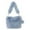 Blue, variant on TechWave Women's Solid Color Hair Bag Armpit Bag Handbag Crossbody Small Reusable Tote Bag Tote Bag Bulk Mini Tote Bag Large Lunch Tote Canvas Handbag Mesh Beach Tote Womens Shoulder Handbag Tote A