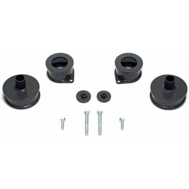 Fits 2007-2018 Jeep Wrangler JK MaxTrac Lift Kit Suspension 839720 2-1/2 Inch Front Lift; 2 Inch Rear Lift; Black Components; With Front And Rear Coil Spring Spacers/Installation Hardware