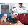 thumbnail image 3 of Screwdriver Set, AMIR 42 in 1 Magnetic Ratchet Screwdriver Set with T Handle Multi Bits Screwdriver for Electronics Maintenance Bike Furniture Home Repair Gray, 3 of 11