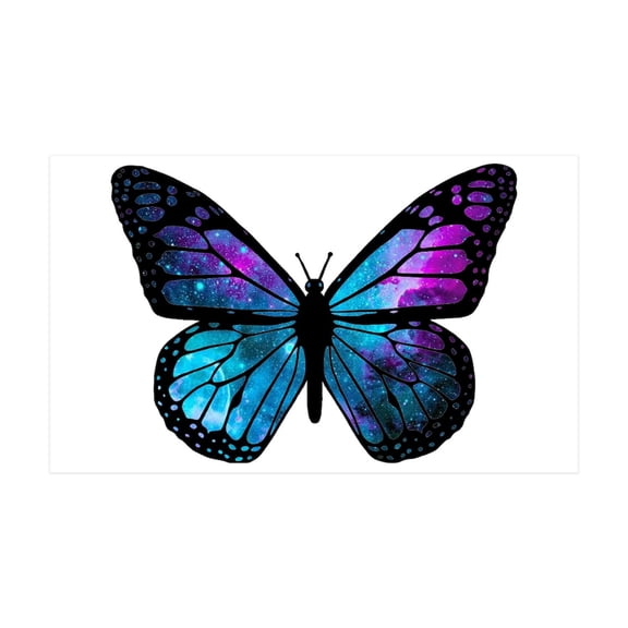 CafePress - Galactic Butterfly Wall Decal - 35x21 Wall Decal