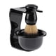 thumbnail image 2 of Herramientas de limpieza de barba 3 en 1 con tazón de jabón + Kit de afeitado para hombres con soporte para viajes a casa, 2 of 6