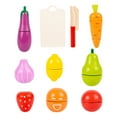 thumbnail image 2 of Montessori Frutas Verduras Juguetes Habilidades Básicas Juego de Rol para Regalos de Cumpleaños yotijar Juguetes de frutas y verduras, 2 of 10