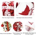 thumbnail image 3 of Dalrosia Christmas Tree Topper Bow, Large Glitter Satin Christmas Wreath Bows Xmas Ornaments with Long Streamer Wired Edge Ribbon for Farmhouse Christmas Decoration, 3 of 5