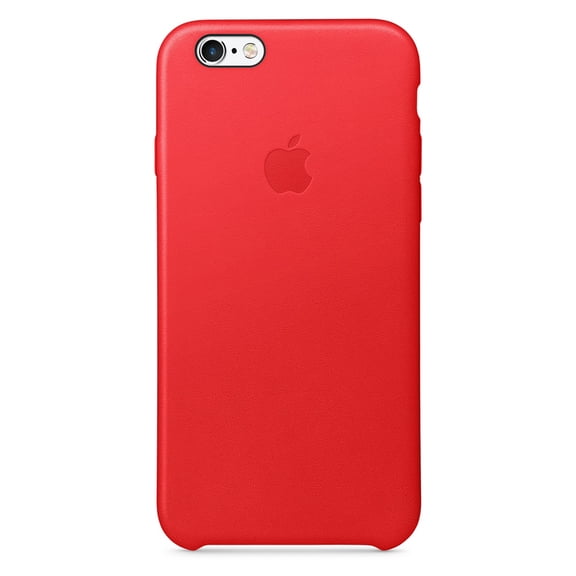 Apple Leather Case for iPhone 6s Plus and iPhone 6 Plus - Red