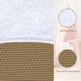 thumbnail image 3 of Large Plush Round Living Room Rug (White, Diameter 100 cm), 3 of 4