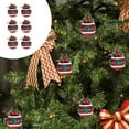 thumbnail image 7 of Christmas Outdoor Decor Christmas Cloth Bag Red Plaid 6cm Christmas Tree Hanging Decorations Christmas Foam Decorative Hangings., 7 of 7