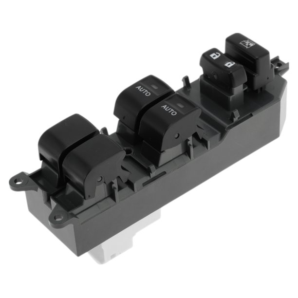 Interruptor de ventana eléctrica del lado del conductor delantero izquierdo Unique Bargains para Toyota Tundra 2007-2021 Número de control de ventana No.848200C030 Negro