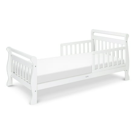 - DaVinci Sleigh Toddler Bed, Multiple Finishes, With Bed Rails