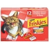 Friskies Wet: Shredded Chicken & Salmon Dinner In Gravy Cat Food, 12 ct