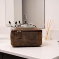 thumbnail image 2 of Neceser de viaje KomAlc, piel de tocador genuina unisex, 2 of 6