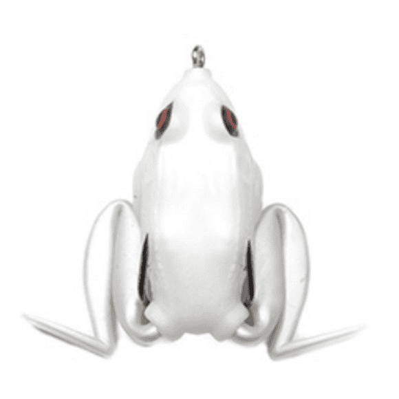 LUNKERHUNT LP LH LUNKER FROG 2.25 1/2OZ PEARL LF05
