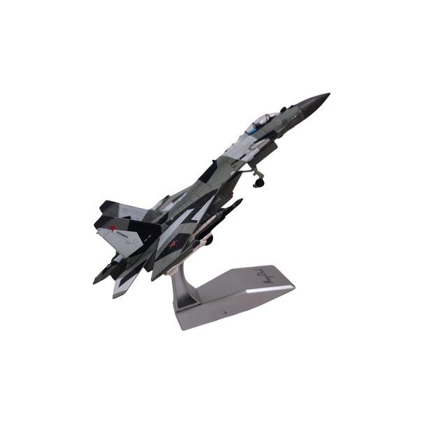 fastboy Russian SU-35 Fighter with Stand Plane Alloy Diecast for Room Table Decor