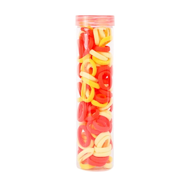 TIMIFIS Jewelry 100PCS Hair Rope Hair Rings Good Elasticity And Durability Without Hurting Hair Valentine'S Day Gift