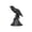 Crow, variant on FeiBiQiuBi Gothic Black Owl Candle Holder Statue, Resin Owl Candlestick Holder, Halloween Gothic Tabletop Decor for Home Dining Table & Party
