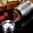thumbnail image 4 of Pebbuoy Stainless Steel Tea Infuser Strainer Fine Mesh Tea Ball Steeper for Loose Leaf Tea Reusable Tea Filter Bags Diffusers with Chain Hook And Lid, 4 of 7