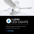 thumbnail image 4 of Ventilador de techo Treva de 15 pulgadas, remoto recargable, LED, portátil, 4 of 8