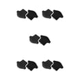 thumbnail image 3 of VONKY Touring Kayak Paddle Grips Gloves 2x Durable Neoprene Kayak Paddle Mitts for Rafting Style A 5Set, 3 of 6