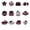 F, variant on FENGGHAO Graduation Cupcake Toppers Glitter Class of 2026 Congrats Grad Cap Picks for Graduation Cake Decorations