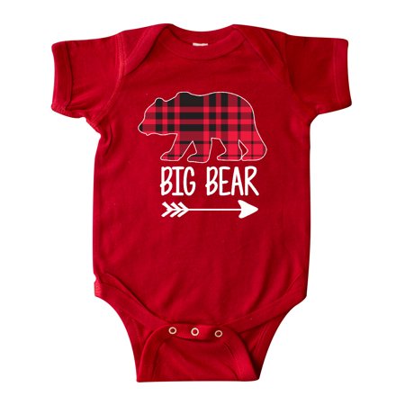 

Inktastic Plaid Big Bear with Arrow Gift Baby Boy or Baby Girl Bodysuit
