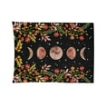 thumbnail image 4 of Tapiz de poliéster estrellado con estampado de flores para colgar en la pared, suministros de decoración de pared para el hogar, 130x150 CM Kearding HA7125-03B, 4 of 6