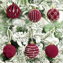 12PCS Christmas Ball Ornaments -2.4" Shatterproof Christmas Tree Decorations Xmas Tree Medium Christmas Ornaments Balls with Hanging Loop for Wedding Holiday Party Wreath Home Decor