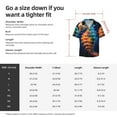thumbnail image 5 of Pofeuu Yellow Fish Seahorse Print Mens Casual Short Sleeve Shirts Beach Summer Spread Collar Pocket Tops Men's Casual Short-sleeved Shirt-Large, 5 of 5