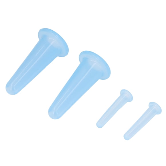 EOTVIA Vacuum Suction Massage Cup,Cupping Therapy Set,4PCS Cupping Device Silicone Vacuum Suction Massage Cup Health Care Cupping For Household