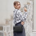 thumbnail image 4 of Bolso para teléfono móvil para hombro, bolso cruzado de piel sintética para mujer con correa ancha, bolso de hombro pequeño para mujer, bolso de hombro para teléfono móvil con bolsillo con, 4 of 5