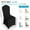 Black, variant on KUOGO 50pcs Ivory Chair Covers Polyester Spandex Chair Cover Stretch Slipcovers For Wedding Party Dining Banquet Flat-Front Chair Covers