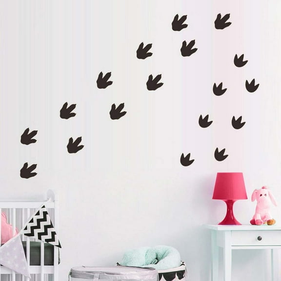 MEIBUTYUP Creative Dinosaur Wall Stickers PVC Decals for Kids Room Decor and Nursery Decoration