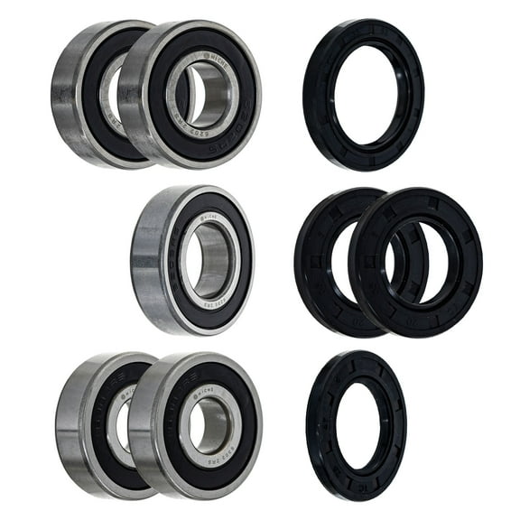Niche Wheel Bearing Seal Kit for Kawasaki W650 6202-2RS 6205-2RS 6303-2RS MK1008545