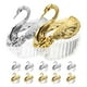 thumbnail image 1 of 12 cajas de dulces para bodas, con forma de cisne, para empacar dulces, bolsas rellenables, adornos, recuerdos de fiesta para bodas, despedidas de soltera y baby shower, 1 of 8