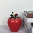 thumbnail image 3 of Simulación Fruta Escultura Hogar Dormitorio Porche Redondo Fresa Florero Para Sala De Estar Comedor Hogar Decoración De Escritorio Minnieouse HA044128-01, 3 of 6