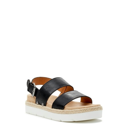 

Time and Tru Women s Comfort Flatform Sandals
