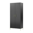 thumbnail image 5 of Bush Furniture Soho Kitchen Pantry Cabinet in Black, 5 of 10