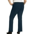 Just My Size Womens Bootcut Jeans with Tummy Control, 1X, Dark Denim