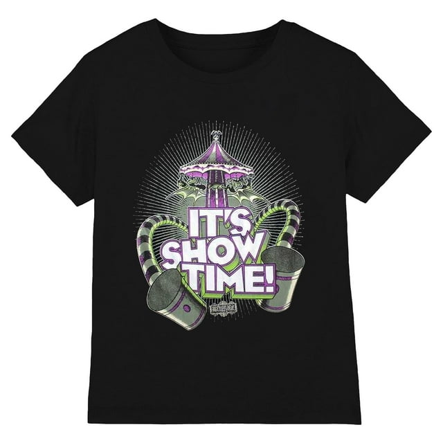 Beetlejuice Adult It's Showtime Carousel T-Shirt