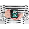 thumbnail image 2 of Best Labrador Mom Ever feat. Dog, Black 11oz Ceramic Mug, 2 of 5