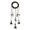 A, variant on WUSUOWEI Witch Bells Witchcraft Decor, Decorative Hanging Witch Wind Chimes for Home Handmade, Rattan Witch Bells Door Car Wall Decor Blessing Gifts 3/2/1PCS