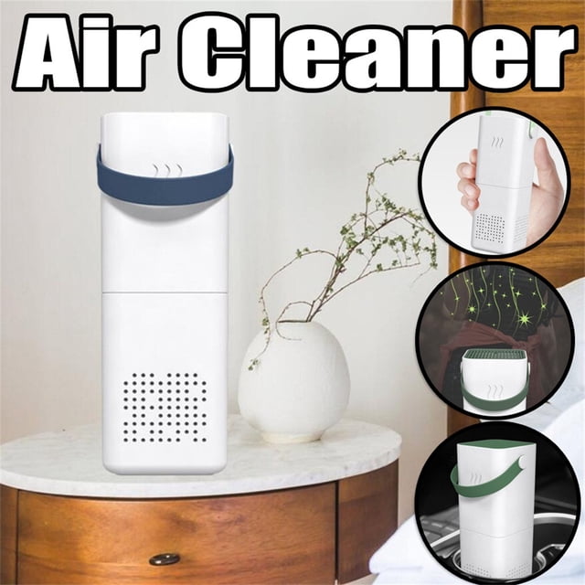 Aqestyerly Small Scale Anion Air Purifier, 3-5 Meters Coverage, Black