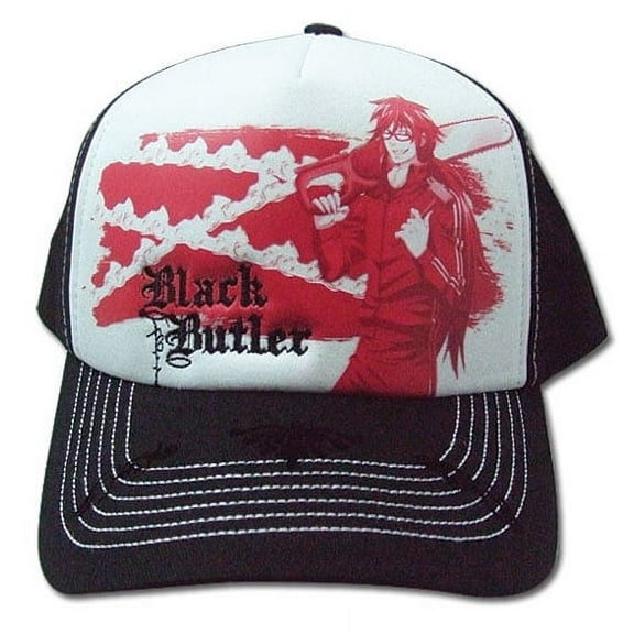 Baseball Cap - Black Butler - New Grell Hat Gifts Anime Licensed ge32075