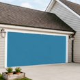 thumbnail image 4 of Blue Garage Door Cover Banner 6 x 13 FT, Modern Pure Wave Ride Garage Door Curtains Backdrop with Grommets for Indoor Outdoor Wall Party Porch Yard Decorations Background, 4 of 9