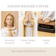 thumbnail image 3 of MrcjSales – Mystic Rose Statue | 24 inches | Resin Craftsmanship | Rosa Mistica | Church, Home Decor, Gifts, 3 of 8
